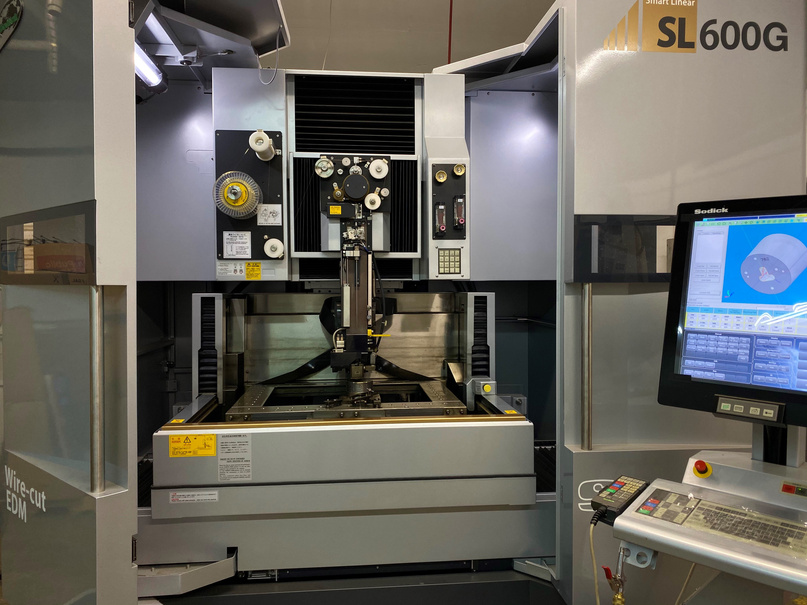 EDM equipment in the Fram Trak brochure